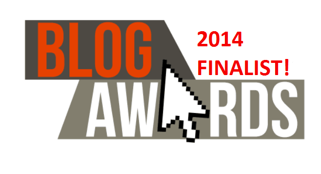  UK Blog Awards 2014 Finalist